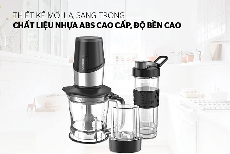 Máy Xay Sinh Tố Đa Năng Sunhouse SHD5340 - Đen - Hàng chính hãng