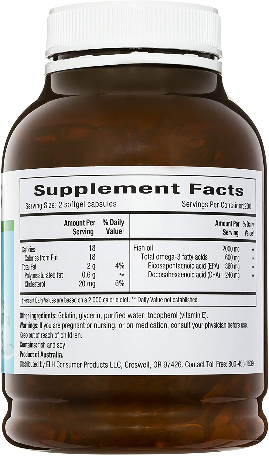 Blackmores Fish Oil 1000mg 400 Capsules