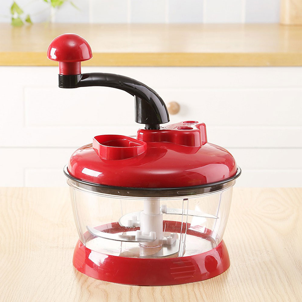 Máy Cắt thực phẩm Chopper (Nhựa ABS/ Lưỡi Thép Không Gỉ/ 4 Lưỡi Đa Chức Năng)