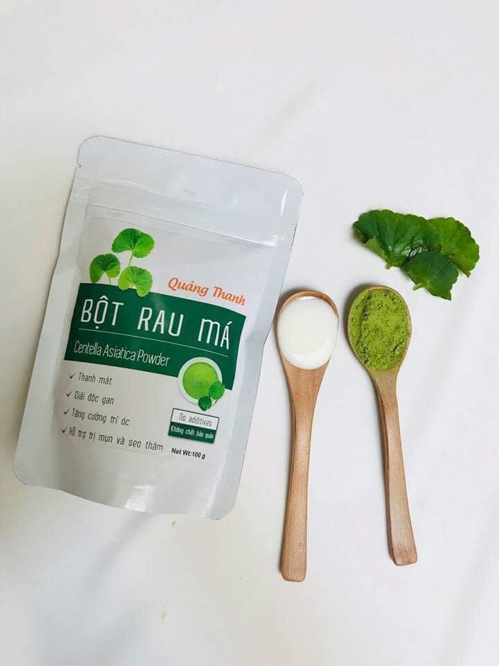 Bột rau má Quảng Thanh nguyên chất 100g