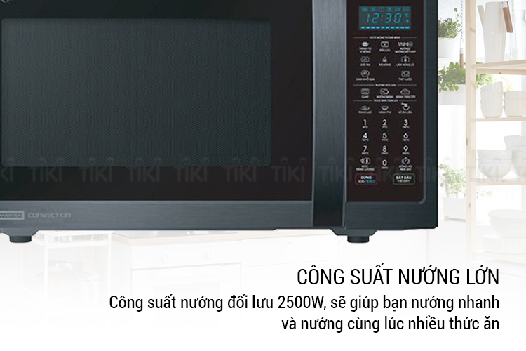 Lò Vi Sóng Điện Tử Có Nướng Đối Lưu Nhiệt Sharp R-C727XVN-BST (27 Lít) - Hàng Chính Hãng