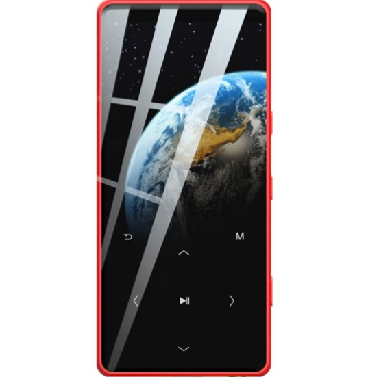 Moonlight box F130 16G red mp3/mp4 lossless music player 4.1 Bluetooth external 2.4 inch TFT touch button Type-C interface electronic dictionary