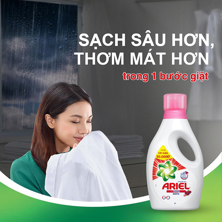 Nước Giặt Ariel Downy Dạng Chai (2.4Kg)