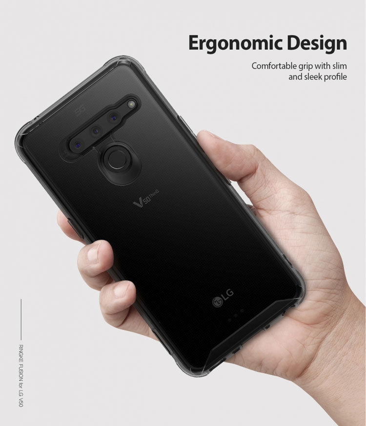Ốp lưng LG V50 Ringke Fusion