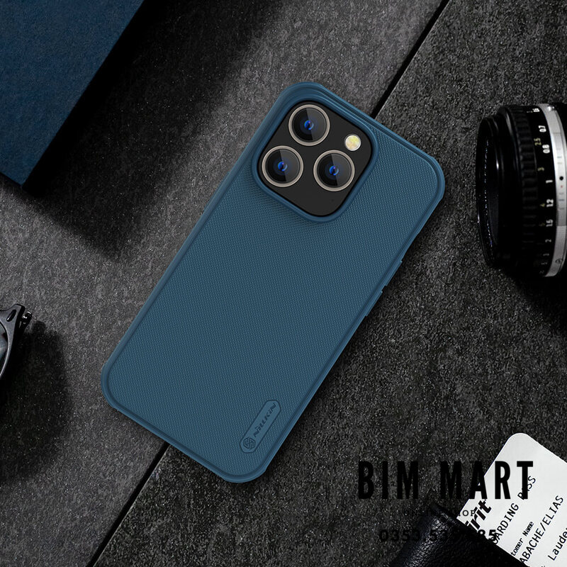 Ốp lưng chính hãng Nillkin dành cho iPhone 14 Pro Max dạng sần - Hàng Nhập Khẩu