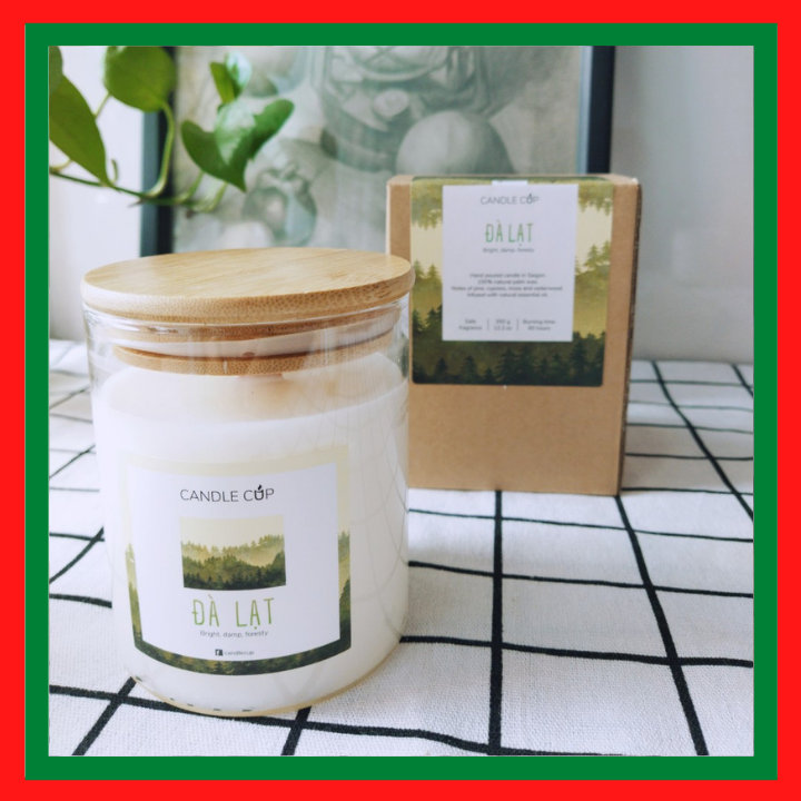 Nến Thơm Candle Cup - Mùi ĐÀ LẠT