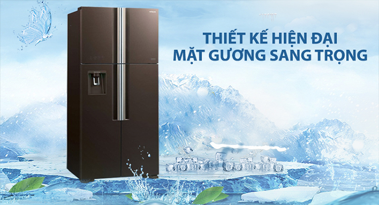 Tủ Lạnh Inverter Hitachi R-FW690PGV7X-GBW (540L) - Hàng chính hãng
