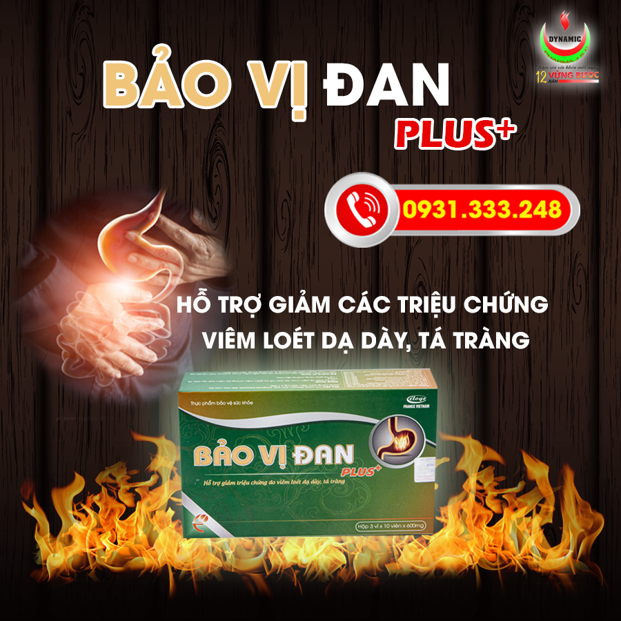 BẢO VỊ ĐAN PLUS - NĂNG ĐỘNG - GIẢM VIÊM LOÉT DẠ DÀY, Ợ CHUA, TRÀO NGƯỢC DẠ DÀY, CHƯỚNG BỤNG 1