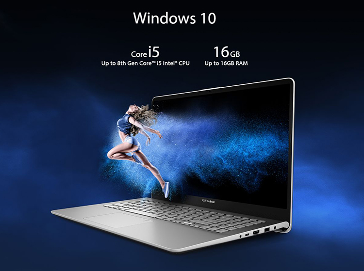 Laptop Asus Vivobook S15 S530UN-BQ397T Core i5-8250U/ MX150 2GB/ Win10 (15.6 FHD IPS) - Hàng Chính Hãng