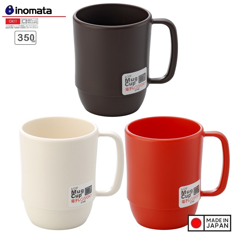 Combo Cốc nhựa uống nước Inomata cao cấp - Trắng ngà nội địa Nhật Bản