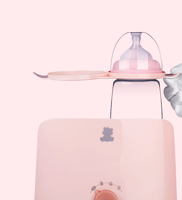 Máy Hâm Bình Sữa Đôi Little White Bear HL-0861 - Hồng