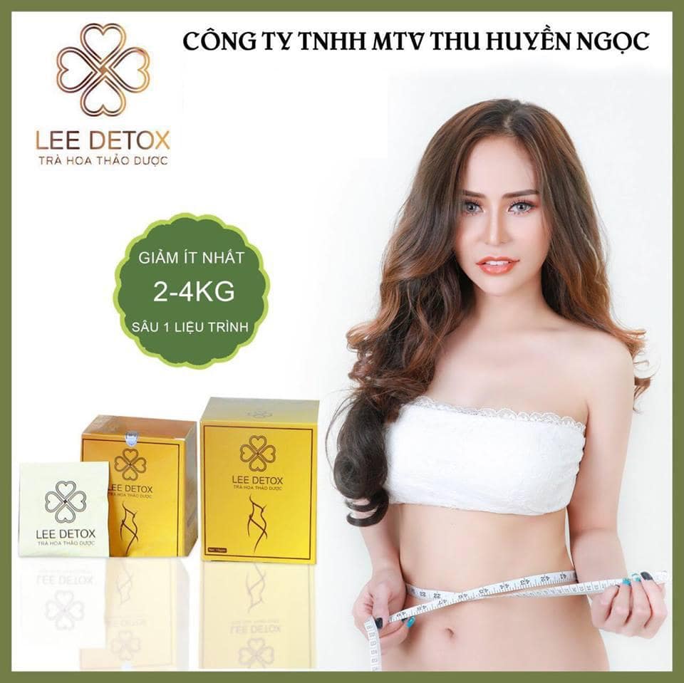 Thực phẩm bảo vệ sức khỏe VIÊN HOA THẢO MỘC LEE DETOX (30 viên) - Hổ trợ giảm cân - Tặng kèm thước dây CLD 3