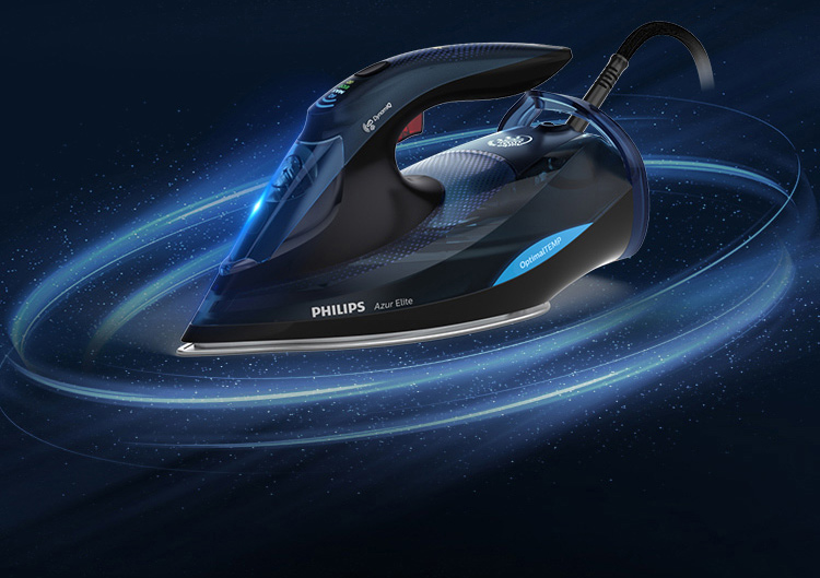 Philips (PHILIPS) steam iron household hanging hot machine intelligent temperature control pressurizing flat ironing hot two in one handheld mini home GC5034/28