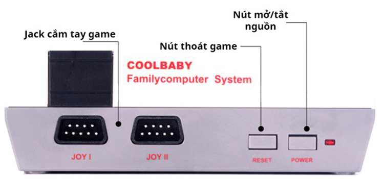 Máy Chơi Game 4 Nút 600 Game Cổng HDMI Coolbaby