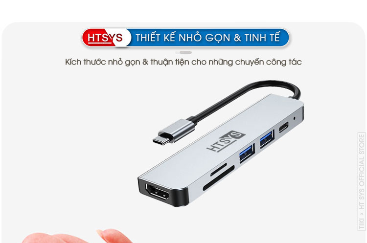 hub chia cổng usb, hub type c ht sys