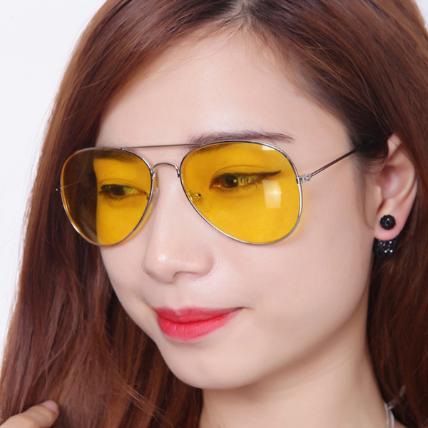 Mắt Kính Để Đêm Night View Glasses (Màu Vàng)