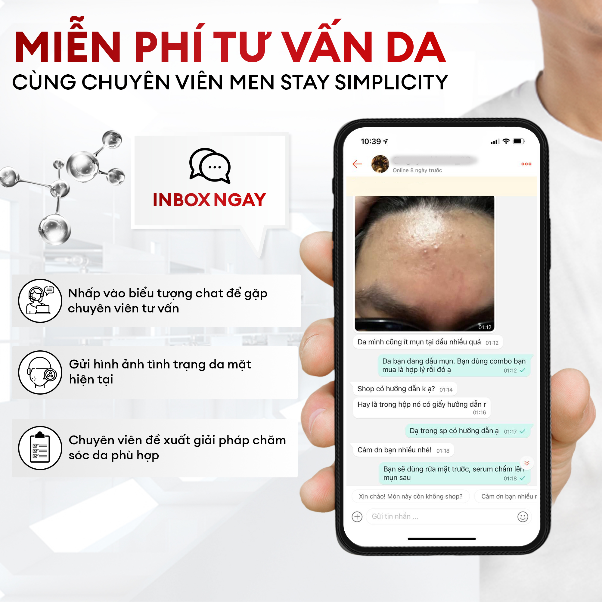 Bộ đôi chăm sóc toàn diện Men Stay Simplicity