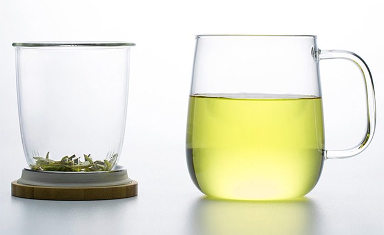 Ly Lọc Trà Hoa Thủy Tinh Samadoyo S026A (380ml)