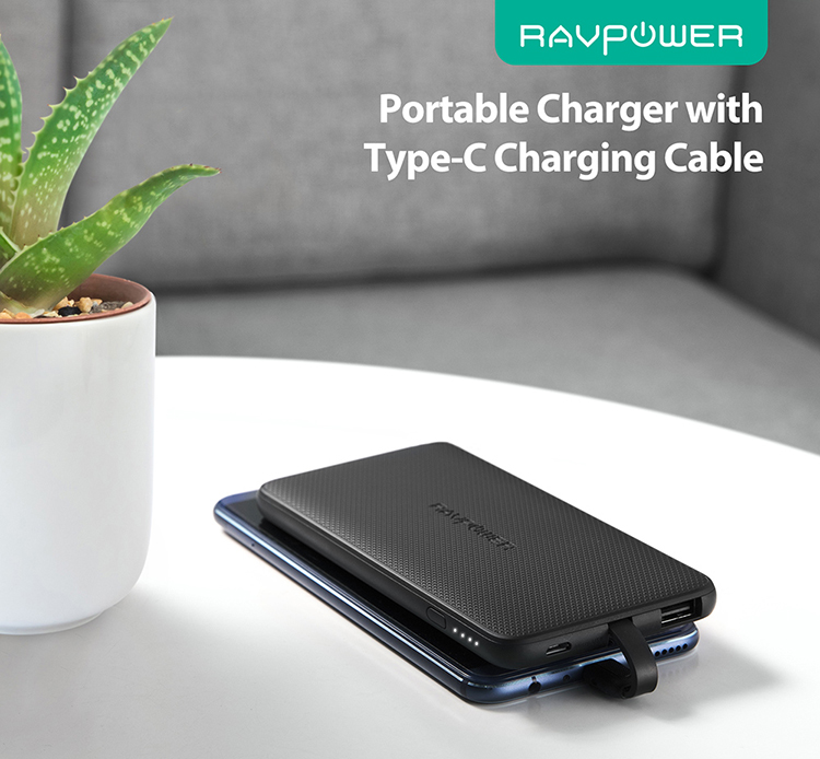 Pin Sạc Dự Phòng RAVPower 10000mAh - RP-PB161 - Hàng Chính Hãng