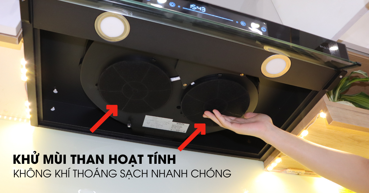 Than hoạt tính trên Ecalite EH-CL700T