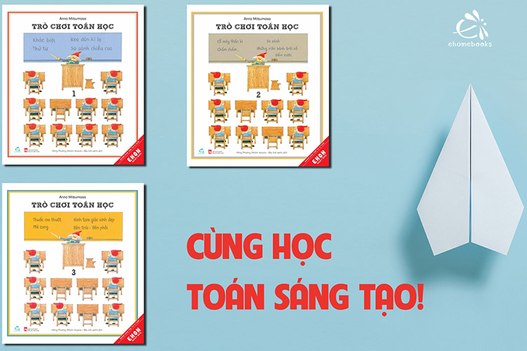 Combo 3 Tập: Ehon - Trò Chơi Toán Học