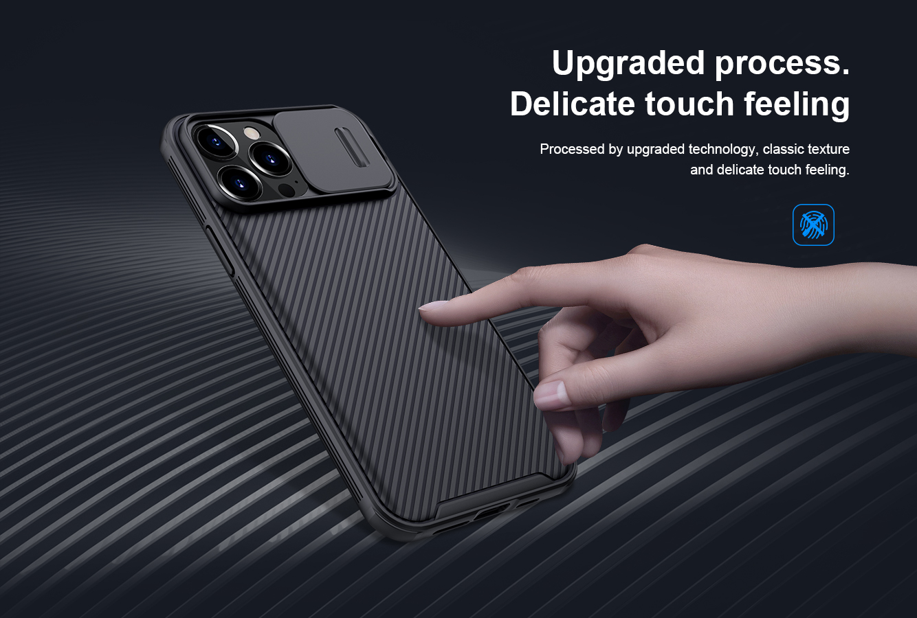 Ốp Nillkin bảo vệ Camera cho iPhone 13 / 13 Pro / 13 Pro Max Nillkin Camshield nắp đậy bảo vệ Camera - Hàng nhập khẩu