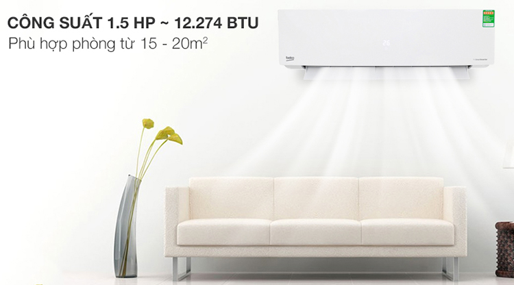 Máy Lạnh Inverter Beko Rsvc13bv (1.5hp) - Hàng Chính Hãng