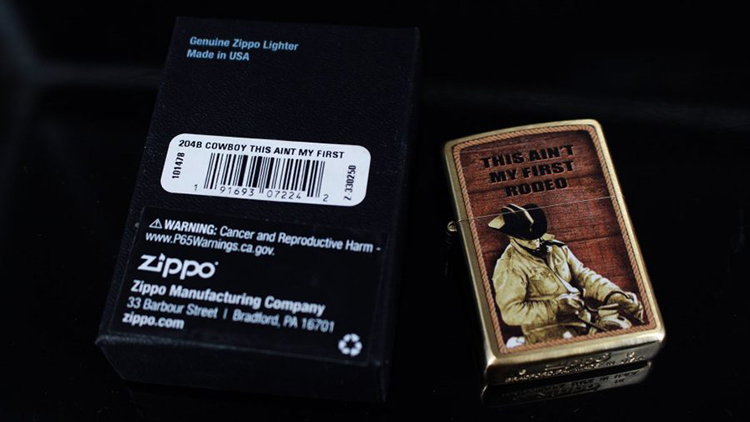 Bật Lửa Zippo 204b Cowboy This Aint My First