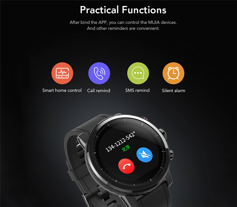 Đồng Hồ Thể Thao Thông Minh Tích Hợp GPS, Giám Sát Nhịp Tim (Phiên Bản Trung Quốc) MI Xiaomi AMAZFIT