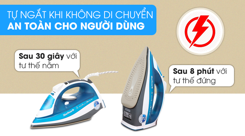 Bàn Là Hơi Nước Bluestone SIB-3831 (2400W) - Hàng chính hãng