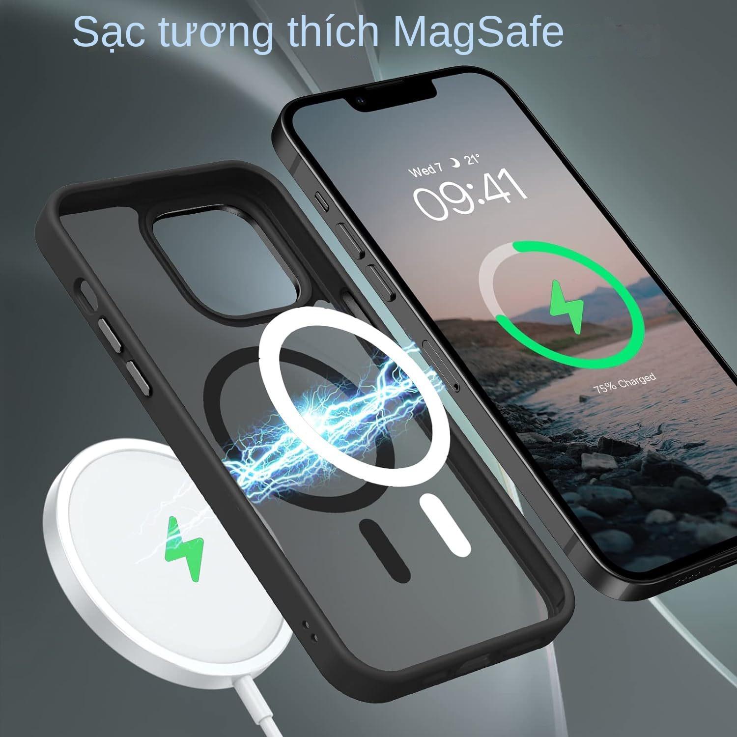 Ốp Lưng Cho iPhone 16 Pro Max | 16 Pro Likgus Gucase Chống Sốc, Chống Bám Vân Tay, Hỗ Trợ Sạc Từ Tính, Mặt Lưng Nhám Mờ Cao Cấp - Hàng Chính Hãng