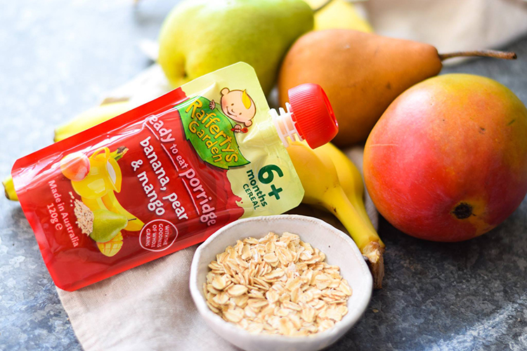 Ngũ Cốc Ăn Liền Rafferty'S Garden Lê - Chuối - Xoài (120g)