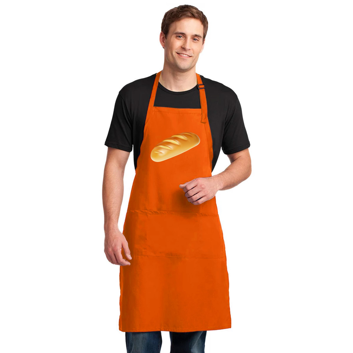 Tạp Dề Làm Bếp In Hình Chiếc Bánh Mì - Mẫu002
