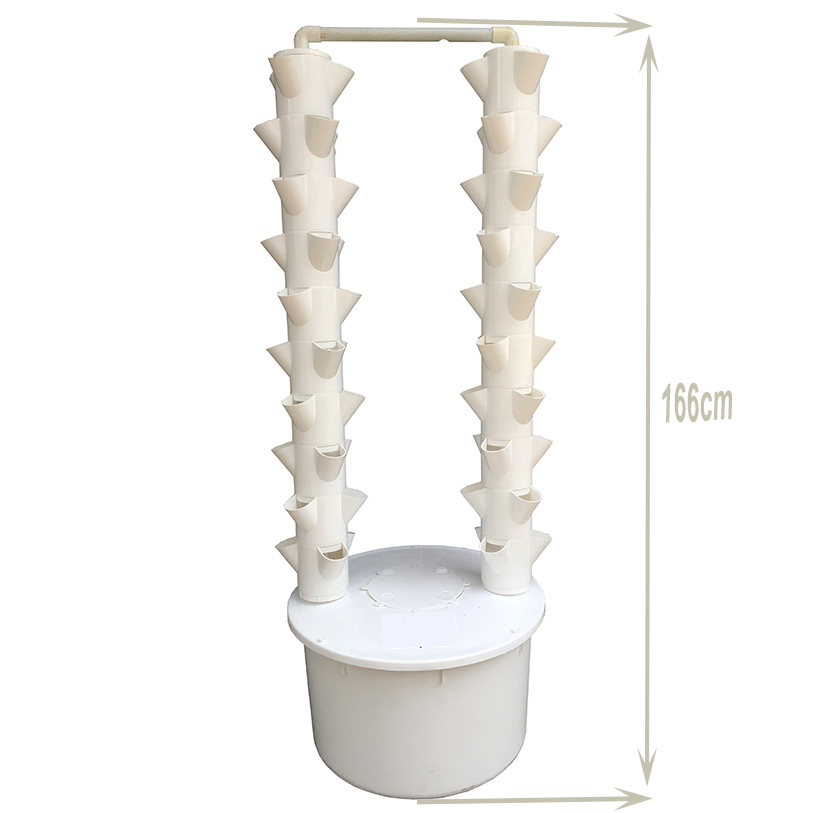 Tháp trồng rau thủy canh 72 rọ