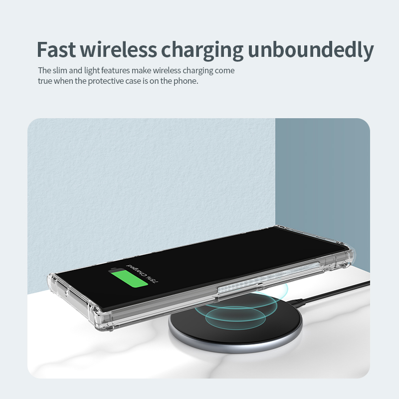 Ốp Lưng Nillkin Nature TPU Pro cho Samsung Galaxy S22 Ultra - Hàng Nhập Khẩu