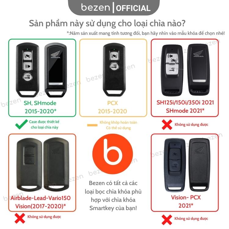 bọc khóa smartkey dành cho honda sh, shmode mode, pcx bezen armor 2