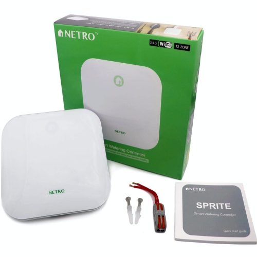 hộp điều khiển tưới cây tự động qua wifi netro sprite 12 kênh cao cấp mỹ