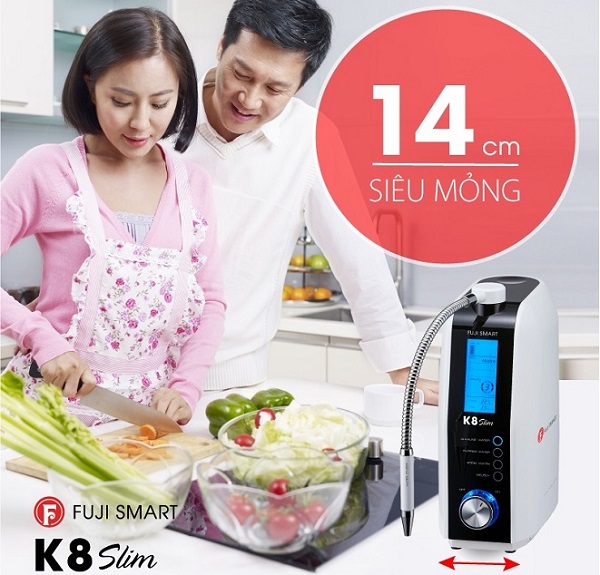 Fuji Smart K8 Slim sở hữu thiết kế siêu mỏng, độc đáo mang đến sự hiện đại, tinh tế hơn cho căn bếp