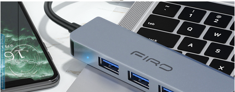 HUB Type C FIRO và HUB USB 3.0 FIRO - Hub USB 3.0 Chia 4 Cổng Cao Cấp - Cổng chia USB Cao Cấp FIRO - Hub FIRO - Bộ Chia Cổng USB 3.0 FIRO