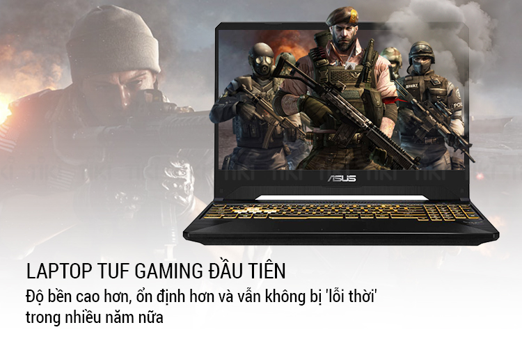 Laptop Asus TUF Gaming FX505GE-BQ049T Core i5-8300H/ Win10 (15.6 FHD IPS) - Hàng Chính Hãng