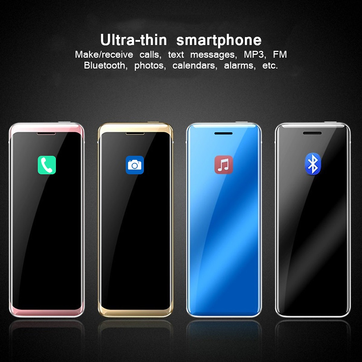 Pocket Phone Bar Phone Ultra-Thin Color Screen Bluetooth Touch Photograph