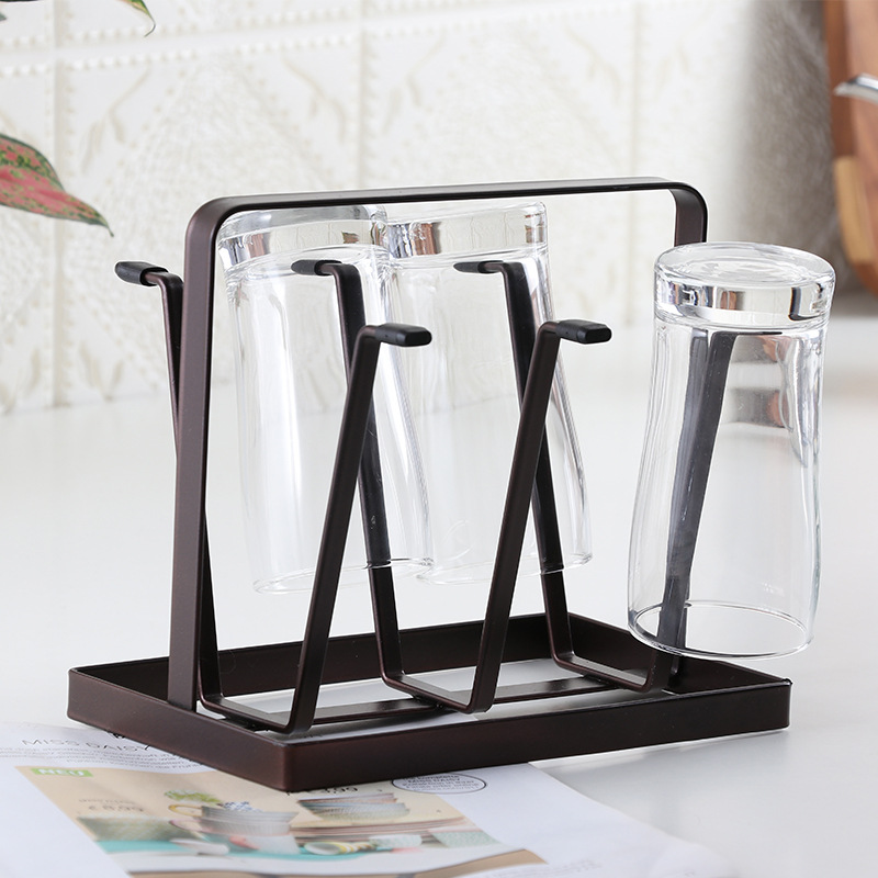 Khay Úp Ly Cao Cấp Giá Rẻ Vô Địch - 85.000 ₫ 3 khay úp cốc | Khay Sắt Úp Được 6 Ly Nhà Bếp Đa Năng