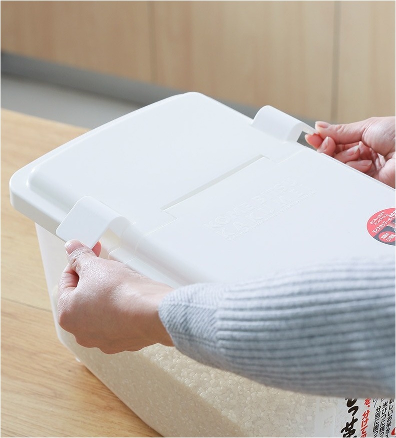Thùng đựng gạo Inomata cao cấp 10kg kèm ca đong - Nội địa Nhật
