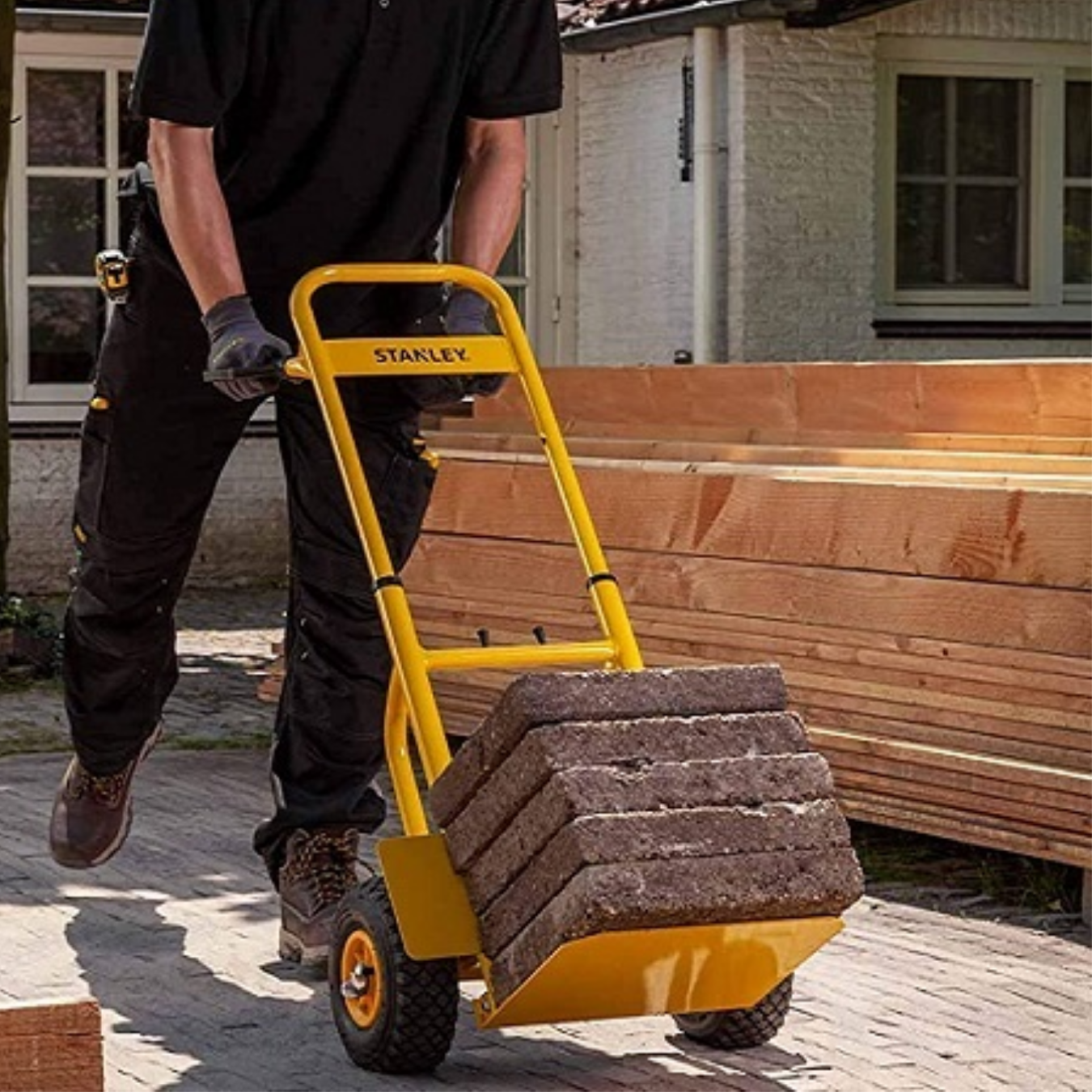 Xe đẩy hàng gấp gọn 2 bánh Stanley FT520