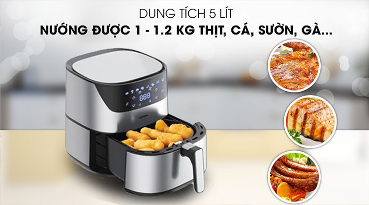 Nồi Chiên Không Dầu Điện Tử Hafele AF-T5A (5.0 Lít) - Hàng chính hãng