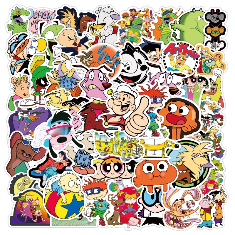 Mua Bộ 50 miếng Sticker hình dán Cartoon Network Mua Bộ 50 miếng Sticker hình dán Cartoon Network