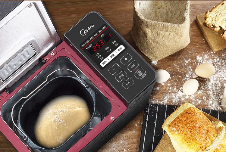 Midea (Midea) bread machine chef breakfast machine dough mixer kneading machine automatic household intelligent double spread TS20POWER301