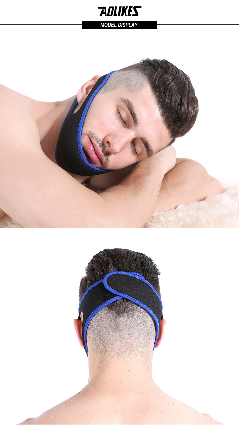 Đai nẹp cằm chống ngáy khi ngủ Stop Snoring belt Aolikes YE-2107