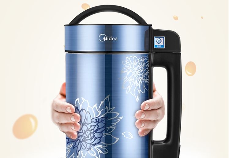 Midea (Midea) Soymilk household double stainless steel multi-function soy juice machine easy to clean DE12G13