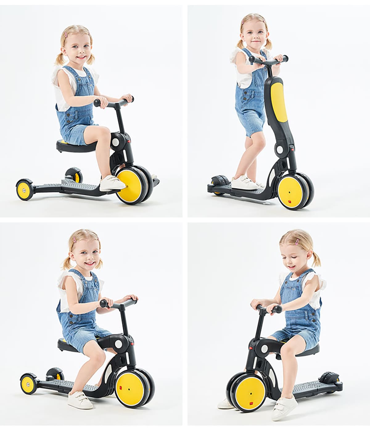 xe scooter đa năng 5 trong 1 Roadstar Freekids bebehoo cho bé 1-6 tuổi